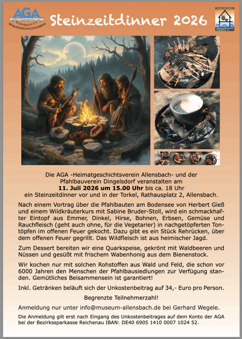 Flyer Steinzeitdinner
